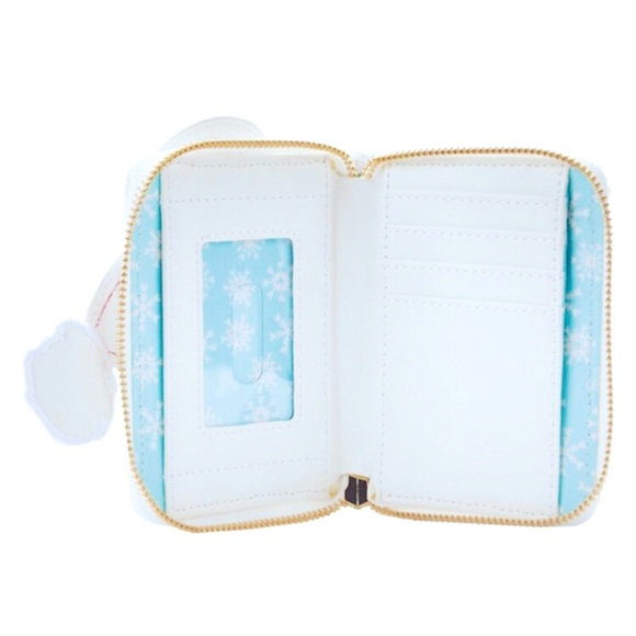 Mickey Mouse Sequin Snowman Zip Around Wallet - Picture 2 of 4